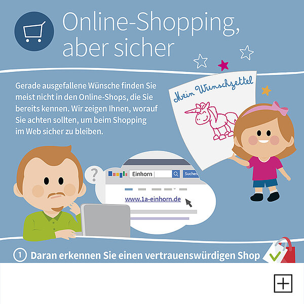 Die ganze Infografik zum Thea Online-Shopping öffnet sich mit nur einem Klick. Teaser zur Infografik
